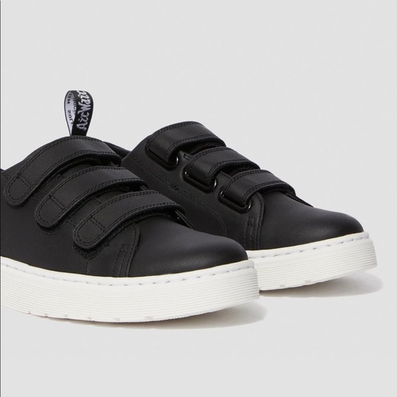 Dr. Martens Black Dante Strap Sneakers - Picture 2 of 13